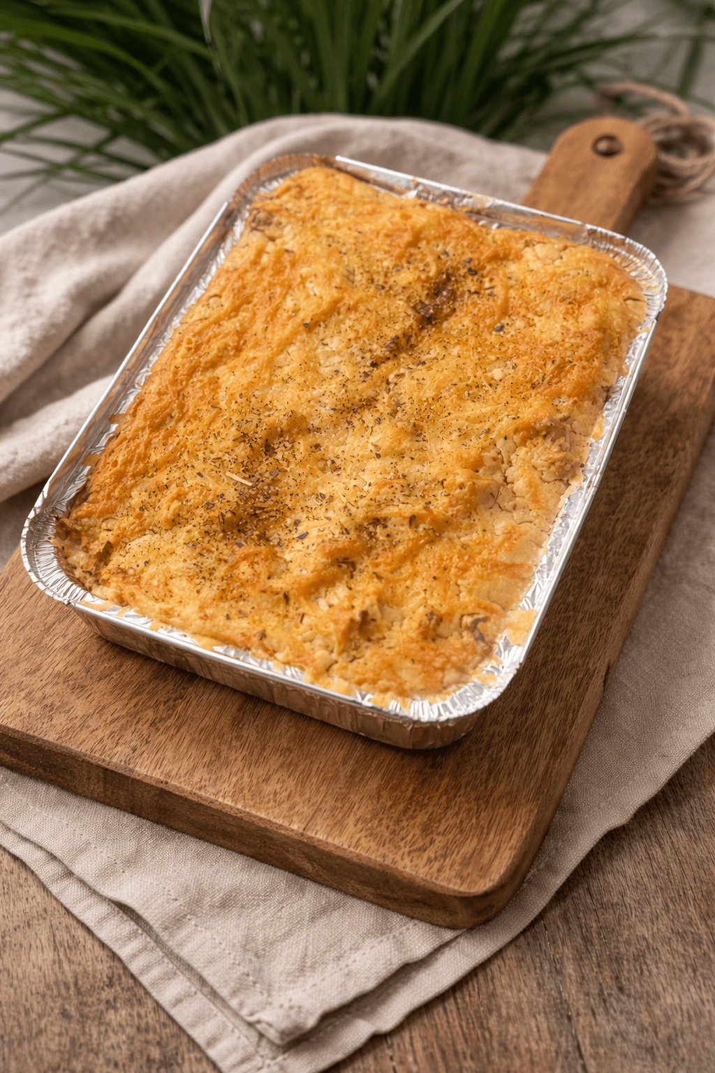Torta sem glúten de frango cremoso